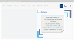 Desktop Screenshot of groupe-igl.com